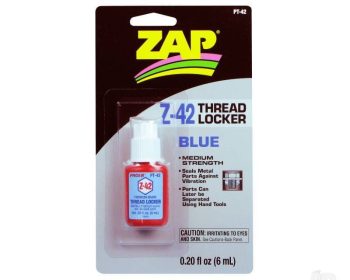 ZAP PT42 THREAD LOCKER Z-42 (BLUE) 0.2OZ 6ML